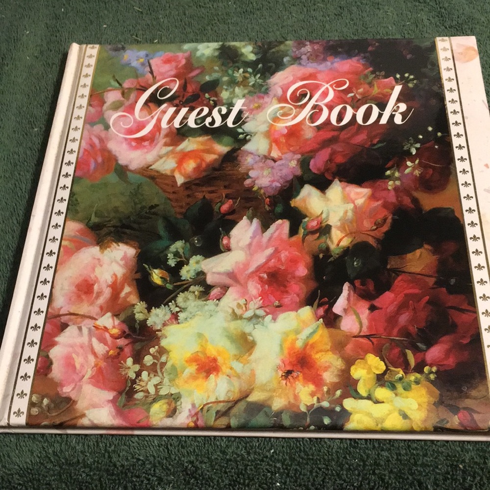 Vintage 1997 “Guest Book” new and never used hardcover